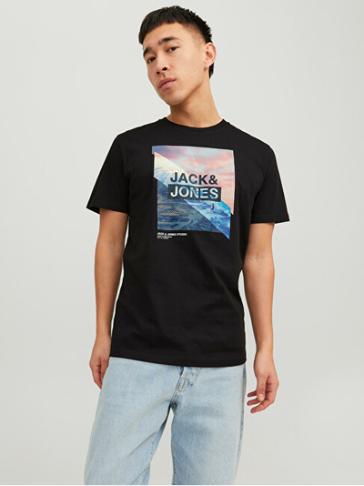 Maicë Jack&Jones JJTRESOR Regular Fit, e zezë