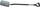 Lopatë kopshti Fiskars Ergonomic 1067512, teh i drejtë, ergonomike, gri