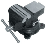Mengene rrotulluese Modeco MN-35-206, 150mm, metal, gri
