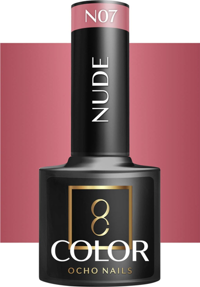 Llak xhel hibrid Ocho Nails Nude N07, 5g, rozë nude