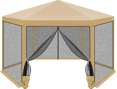 Çadër kopshti Saska Garden House, 2x2x2x2.5 m, me rrjetë kundër insekteve, e bardhë