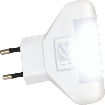 Lampë nate REV LED 00337171, 1.5W, plugin, e bardhë