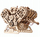 Model mekanik druri Ugears Engine V8 UGR70264, 776 pjesë, shkallë 1:6, ngjyrë druri natyrale