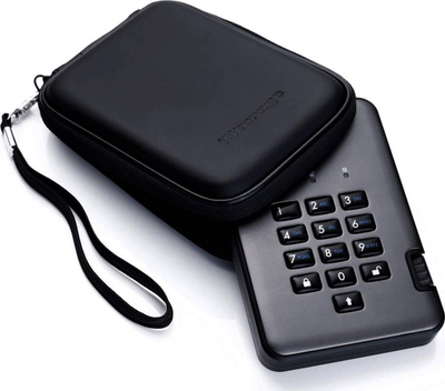 Hard disk i jashtëm iStorage DiskAshur PRO2, 2TB, USB 3.2, i zi