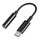 Adapter audio Choetech AUX003, USB-C në 3.5 mm, i zi