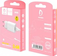 Karikues muri Denmen DC01, 1x USB A, 2.4A, i bardhë