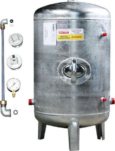 Depozitë hidrofori Wimest 200 dm³, 200L, e galvanizuar