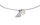 Byzylyk për femra Emporio Armani sEA0610, i argjendtë