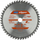 Teh sharrë Norton Clipper Diamond Blade CT, 280mm, për dru