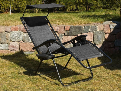 Karrige Saska Garden Lounger, e palosshme (1032320), 175x52 / 65x110cm, e hirtë