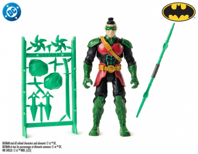 Figurë aksi Batman Nightwing Ninja Strike, 15cm, me pajisje ninja, shumëngjyrëshe