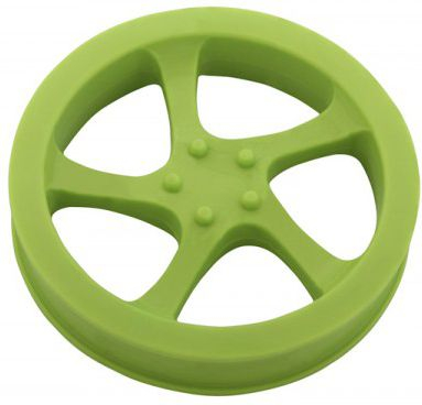 Lodër për qen Sum Plast Toy Large Alloy Wheel, unazë lateksi 15 cm, notuese, ngjyrë e përzier