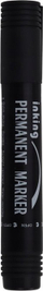 Markera të përhershëm LEANToys Waterproof, 10 copë, rezistent ndaj ujit, të zinj