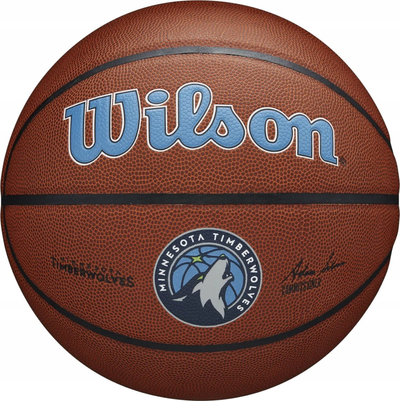 Top basketbolli Wilson NBA Minnesota Timberwolves WTB3100XBMIN, gome, kafe