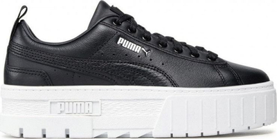 Atlete për femra Puma Mayze Classic Wns, platformë e lartë, lëkurë sintetike, të zeza