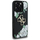 Kuti telefoni Guess Grained Roses Big 4G Logo për iPhone 16 Pro, me lule, e zezë