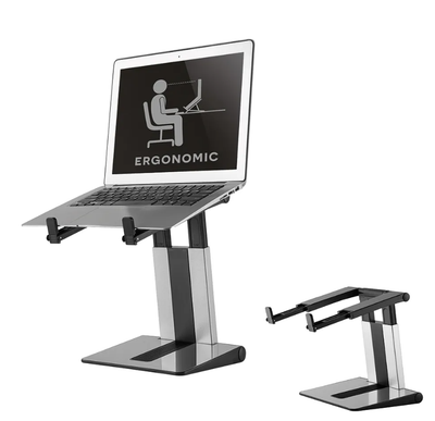 Qëndrim laptopi Neomounts NSLS200, 10" 17", i palosshëm, gri