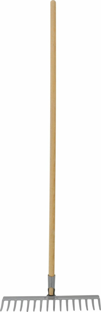 Hark kopshti Awtools Framed Rake L130 me 20 dhëmbë, 130 cm, gri