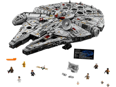 Set ndërtimi LEGO Star Wars Millennium Falcon 75192, model koleksionist, për të rritur, shumëngjyrësh