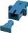 Adapter optik EFB 53302.31, SC/SC simplex, single-mode OS2, blu