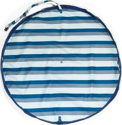 Çantë lodrash Play&amp;Go Outdoor, 2 në 1 tapet loje, me vija blu