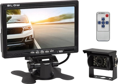 Set kamerë parkimi Blow BVS-549 me monitor 7", IP67, e zezë