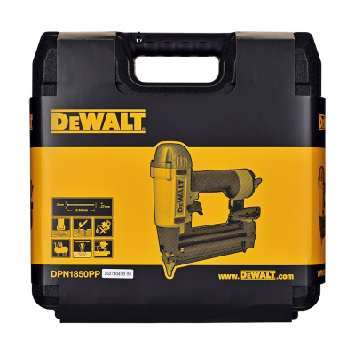 Pistoletë gozhdimi DeWalt DPN1850, me ajër të kompresum (pneumatike), 18 Gauge, e verdhë me të zezë