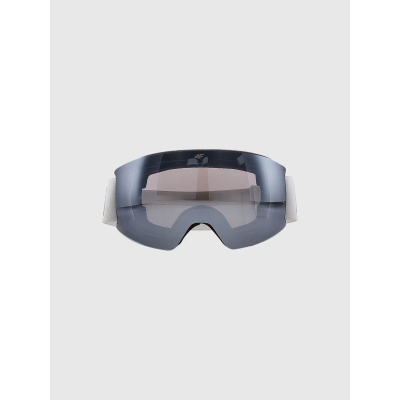 Syze bore 4F Snowboard Goggles 4FWAW24AGOGU043, lente sferike S2, UV400, të bardha