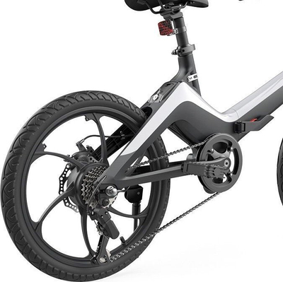 Biçikletë elektrike Beaster BS90, motor elektrik, për qytet, e zezë