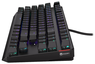 Tastierë Endorfy Thock TKL, Kailh Brown RGB, USB, e zezë