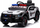 Makinë lodër me motor LEAN Toys Dodge Charger Police 022237, me bateri, bardh e zi