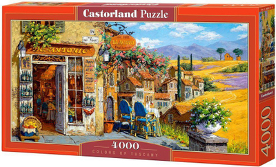 Puzzle Castorland, Colours of Tuscany, 4000 copë