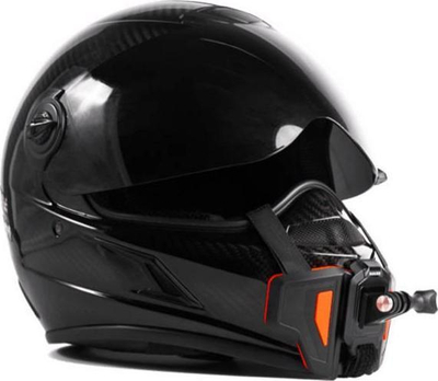 Mbajtëse për helmetë Insta360 Helmet Chin Mount, për kamera aksioni, e zezë portokalli