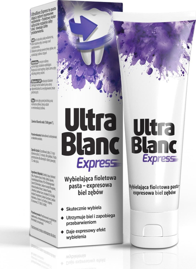 Pastë dhëmbësh UltraBlanc Express, zbardhuese, 75ml, vjollcë