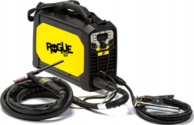 Aparat saldimi inverter Esab Rogue ET 180i, MMA TIG, 200A, i verdhë me të zi