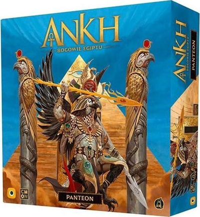Lojë tavoline CMON Ankh Gods of Egypt Pantheon, zgjerim strategjik, për 2‑5 lojtarë, shumëngjyrëshe