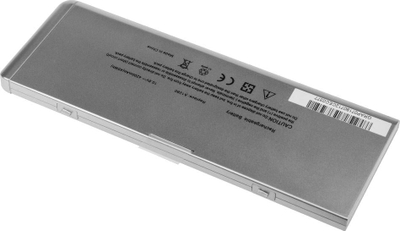 Bateri laptopi për Apple MacBook 13 A1278, 11.1V, 4200mAh, argjendtë