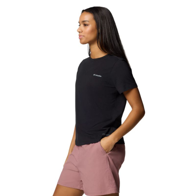 Блуза Columbia Sun Trek W SS II Tee 2119711010, памук полиестер, за жени, црна