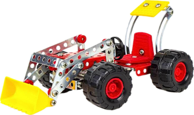 Lodër konstruktore metalike TechnoK 3886, 304 copa, makina, shumëngjyrëshe