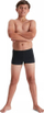 Rroba banje djemsh Speedo Eco Endurance Plus Aqua Shorts, rezistente ndaj klorit, tharje e shpejtë, të zeza