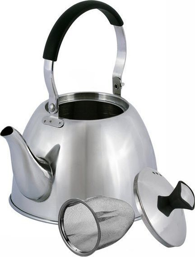 Çajnik Kamille, 1.0 L, i argjendtë