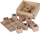 Loja tavolinë Tic Tac Toe prej druri, 8x3x8 cm, për fëmijë