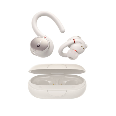 Слушалки Soundcore Sport X10, Bluetooth, бели