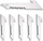 Set tehe zëvendësuese Outdoor Edge Serrated Utility 250, 2.5", inox, 6 copë