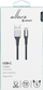 Kabllo eSTUFF USB A në USB C, 1 m, gri