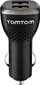 Полнач за автомобил TomTom High-Speed Dual Charger, две излезни порти, брзо полнење, црн