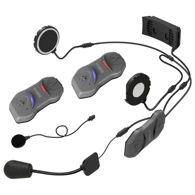 Интерком за мотоцикл SENA 10R Duo, Bluetooth 4.1, 900m, сив