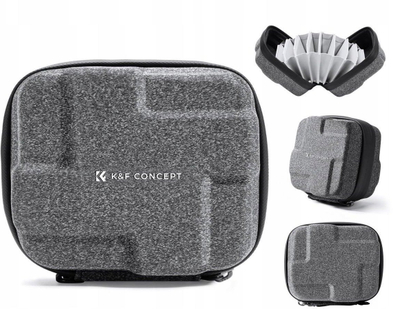Çantë filtrash K&amp;F Concept KF13.175, për 10 filtra deri 95mm, e zezë