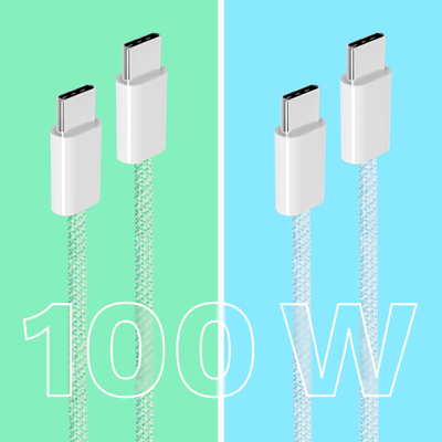 Kabllo USB C Kruger&amp;Matz, USB C në USB C, 100W, 1 m, blu