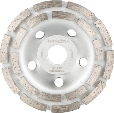 Disk bluarës diamanti Specialist BASIC 37-002, 125 mm, për beton, ngjyrë argjendtë
